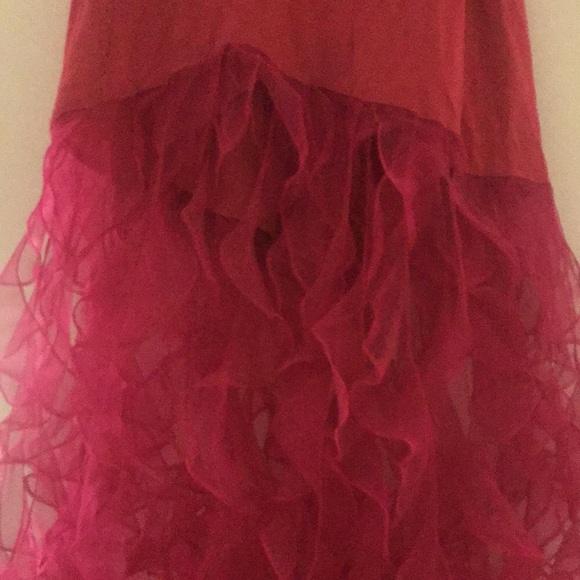 Summer blow out! 100% silk Magenta prom/formal gown - Picture 10 of 13